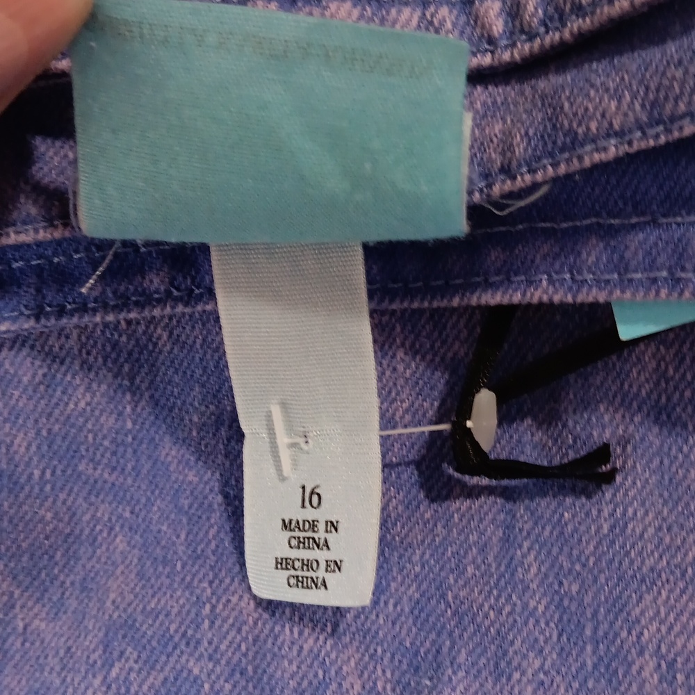 NWOT Blue Denim Dress - Picture 8 of 9